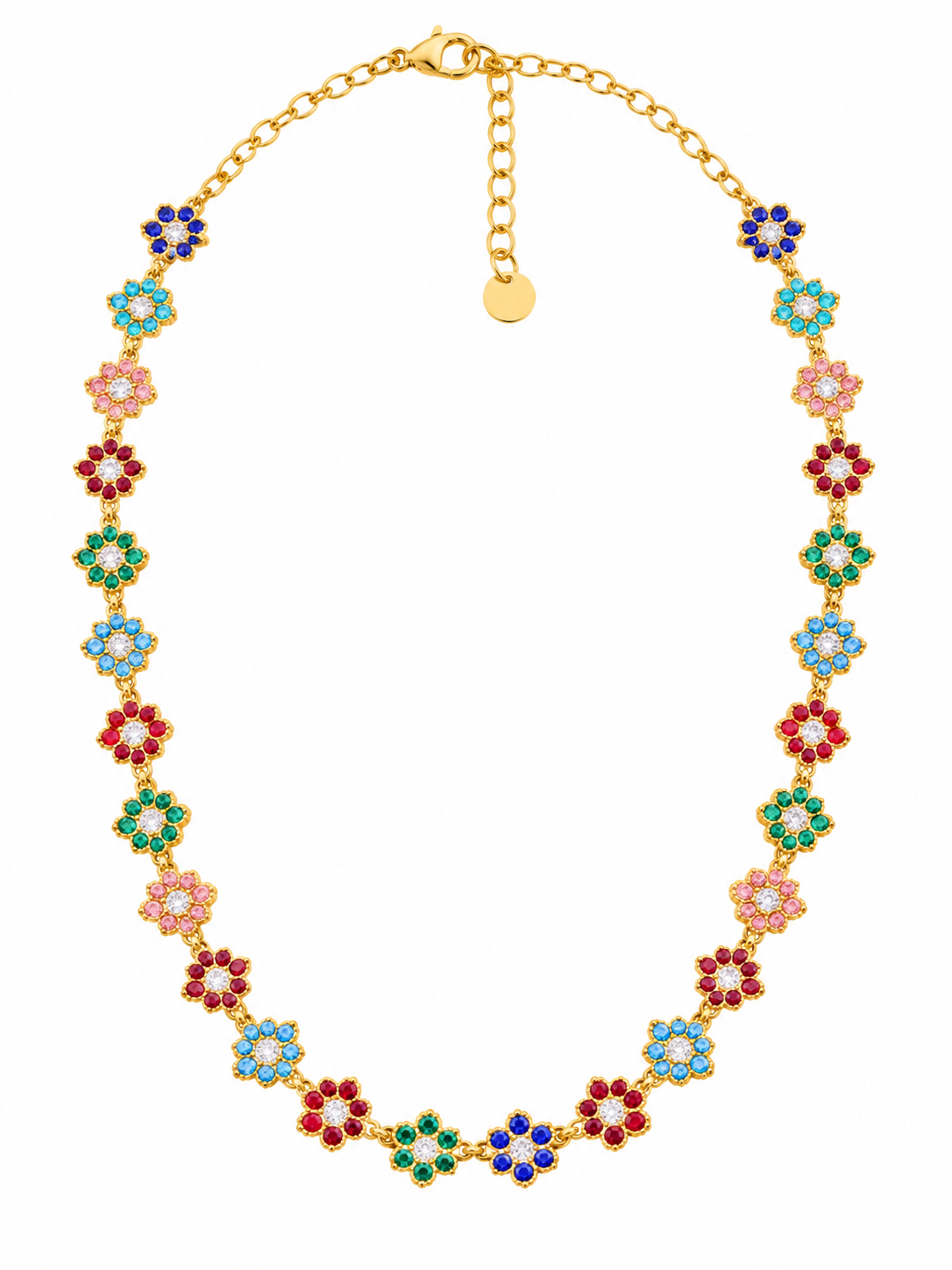 Collier princesse multicolore