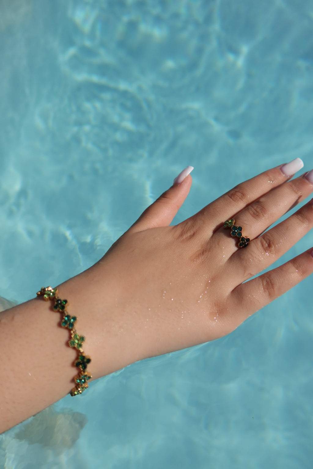 Bracelet prestige vert