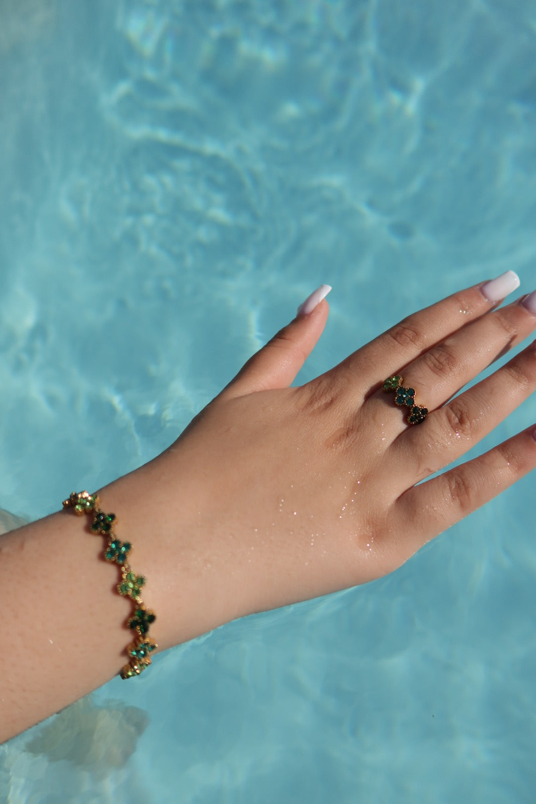 Bracelet prestige vert