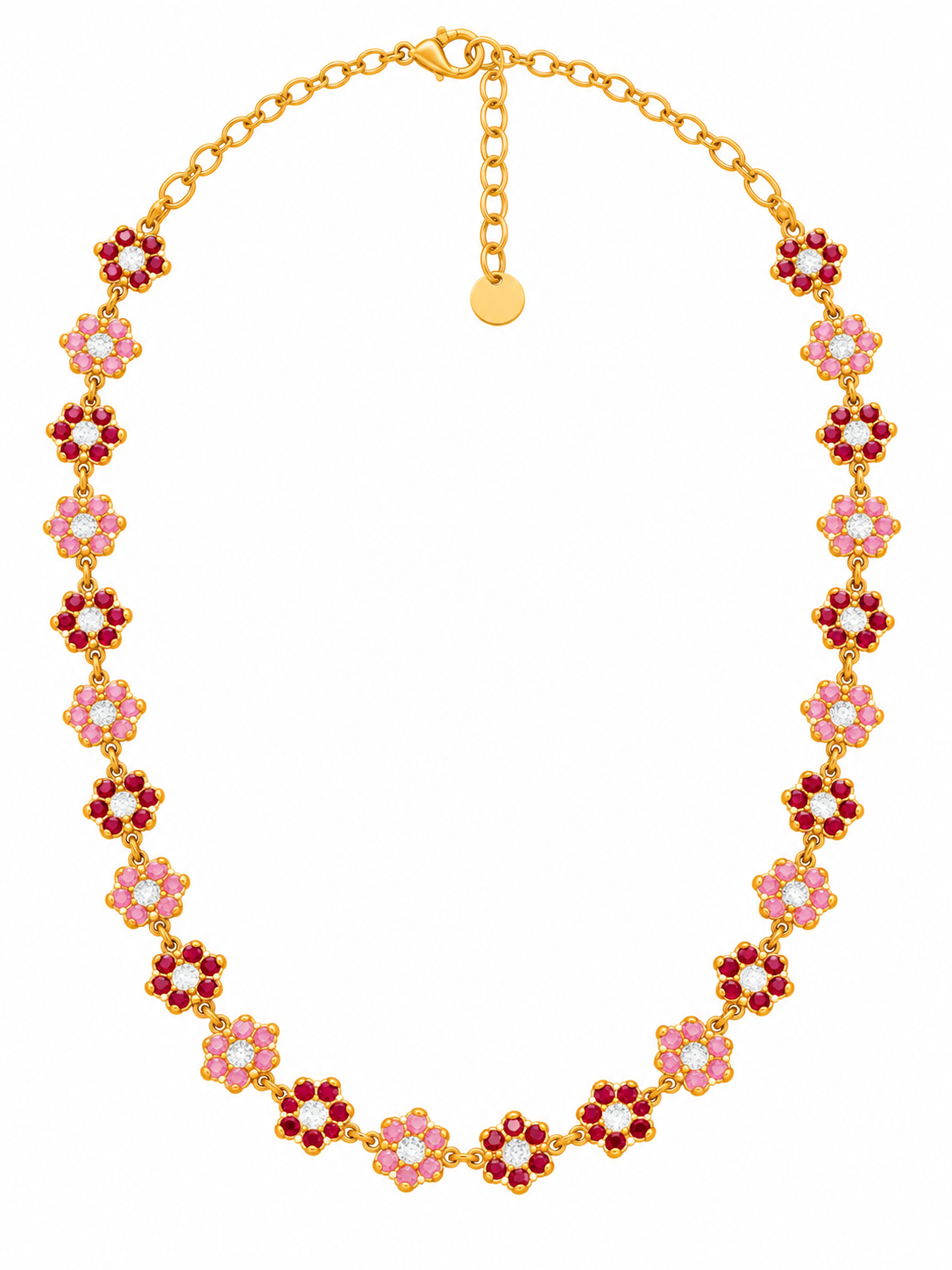 Collier princesse rouge