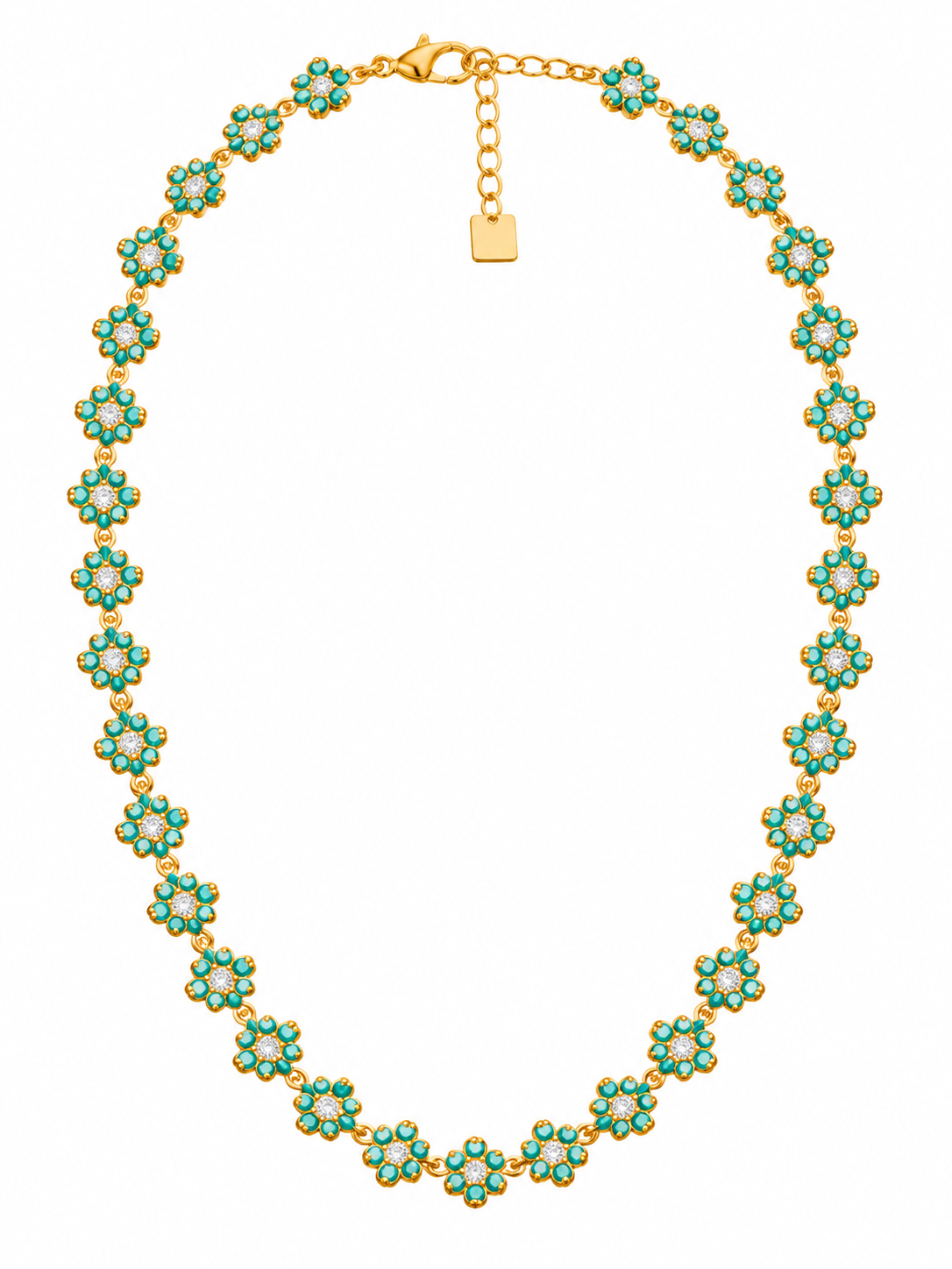 Collier princesse vert