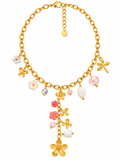 Collier princesse rose