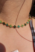 Collier prestige vert