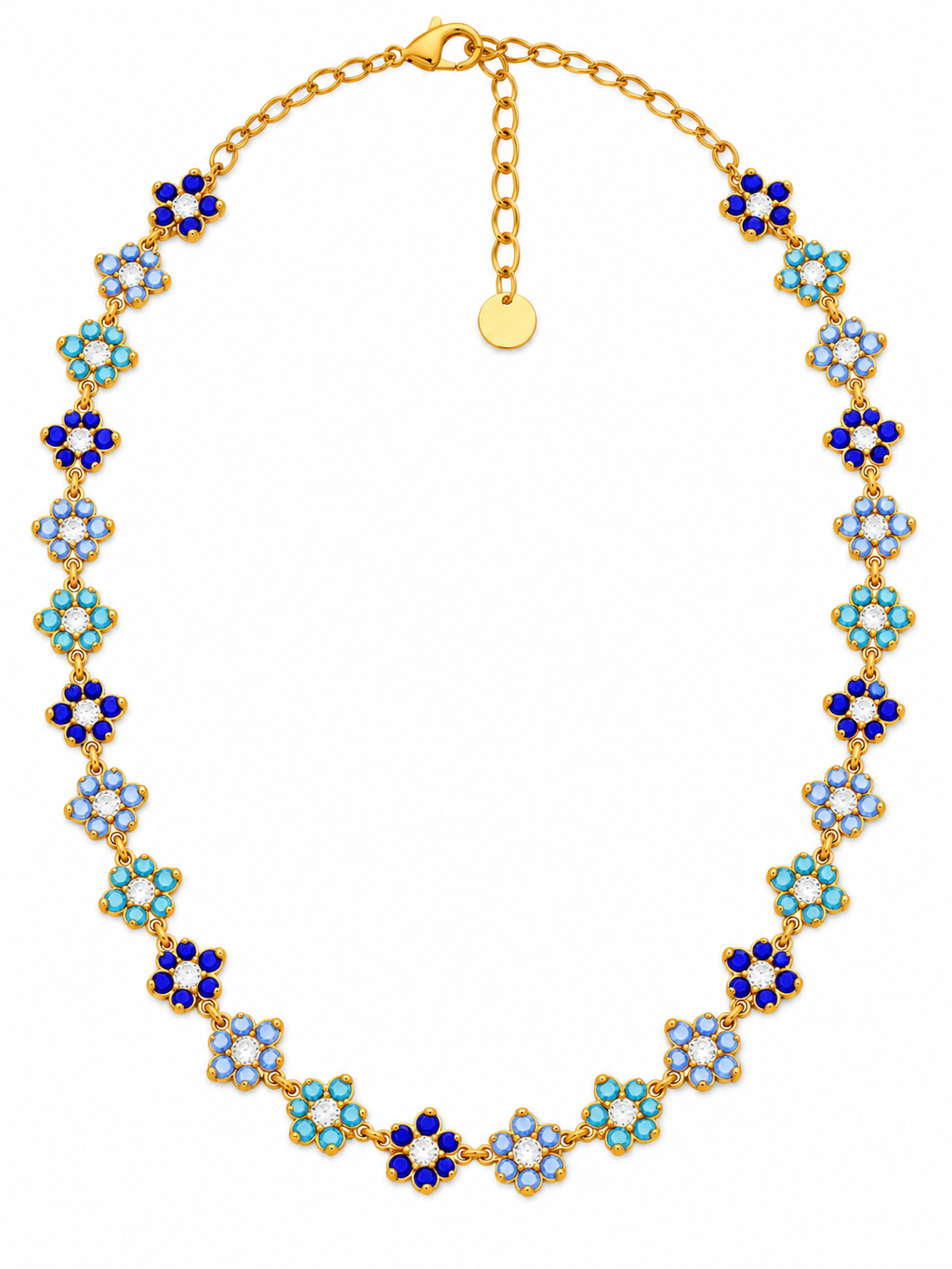Collier princesse bleu turquoise