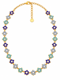 Collier princesse bleu turquoise