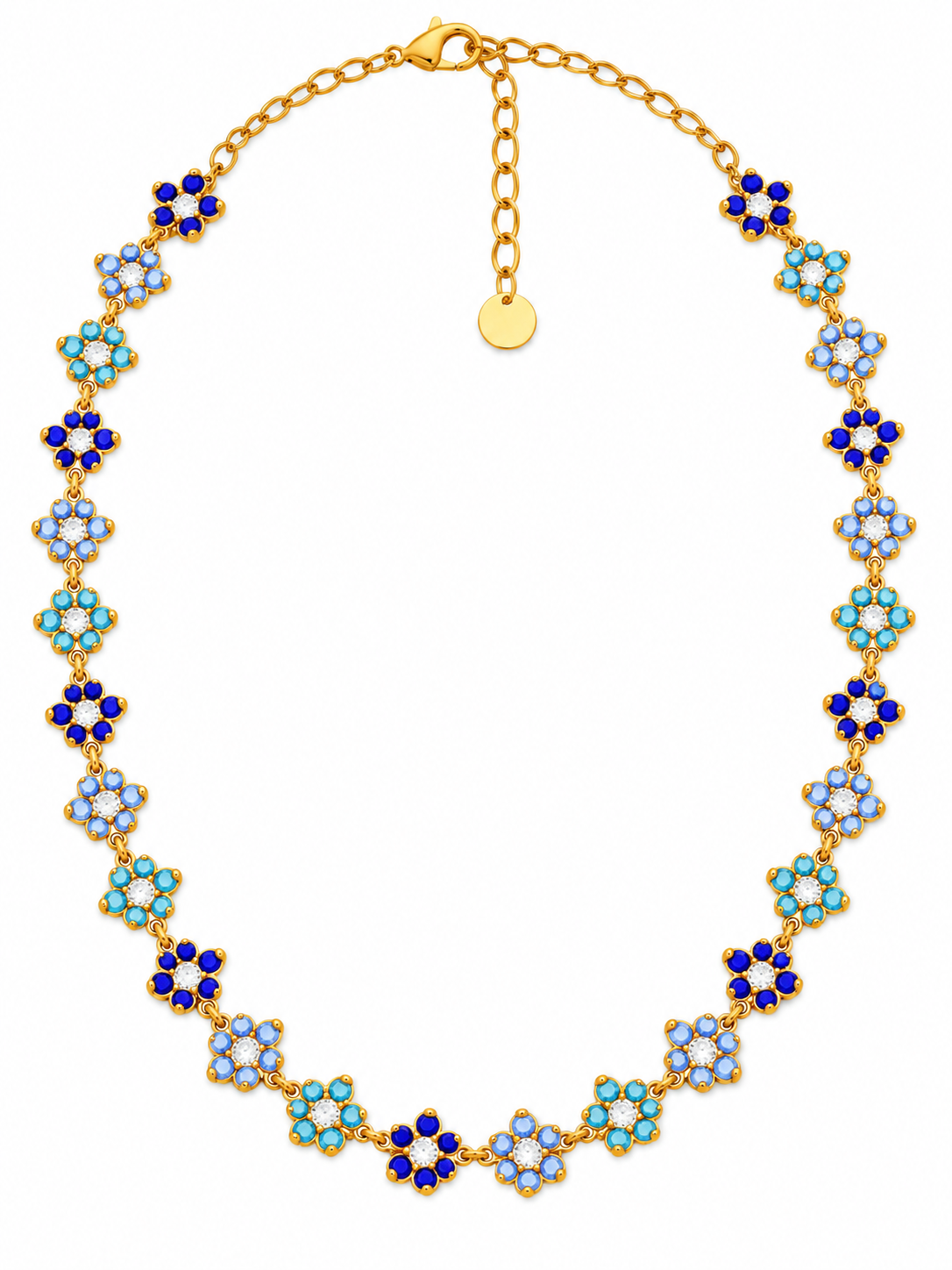 Collier princesse bleu turquoise