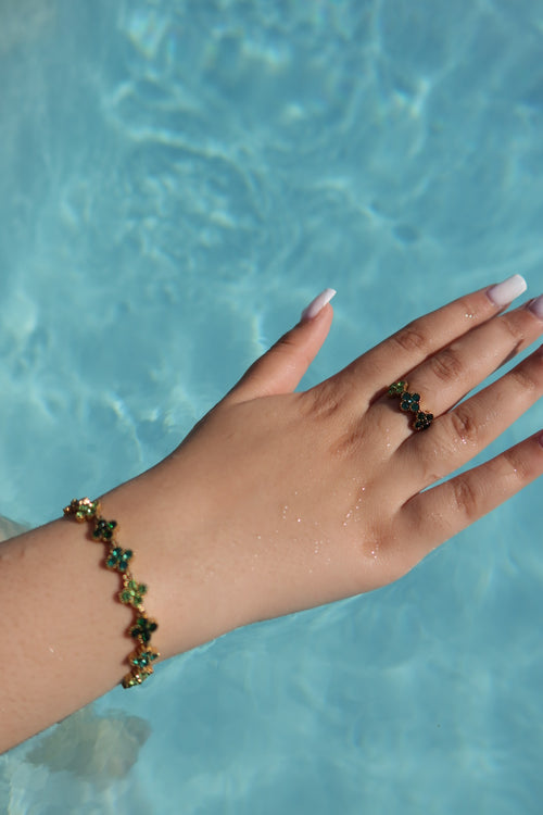 Bague prestige verte