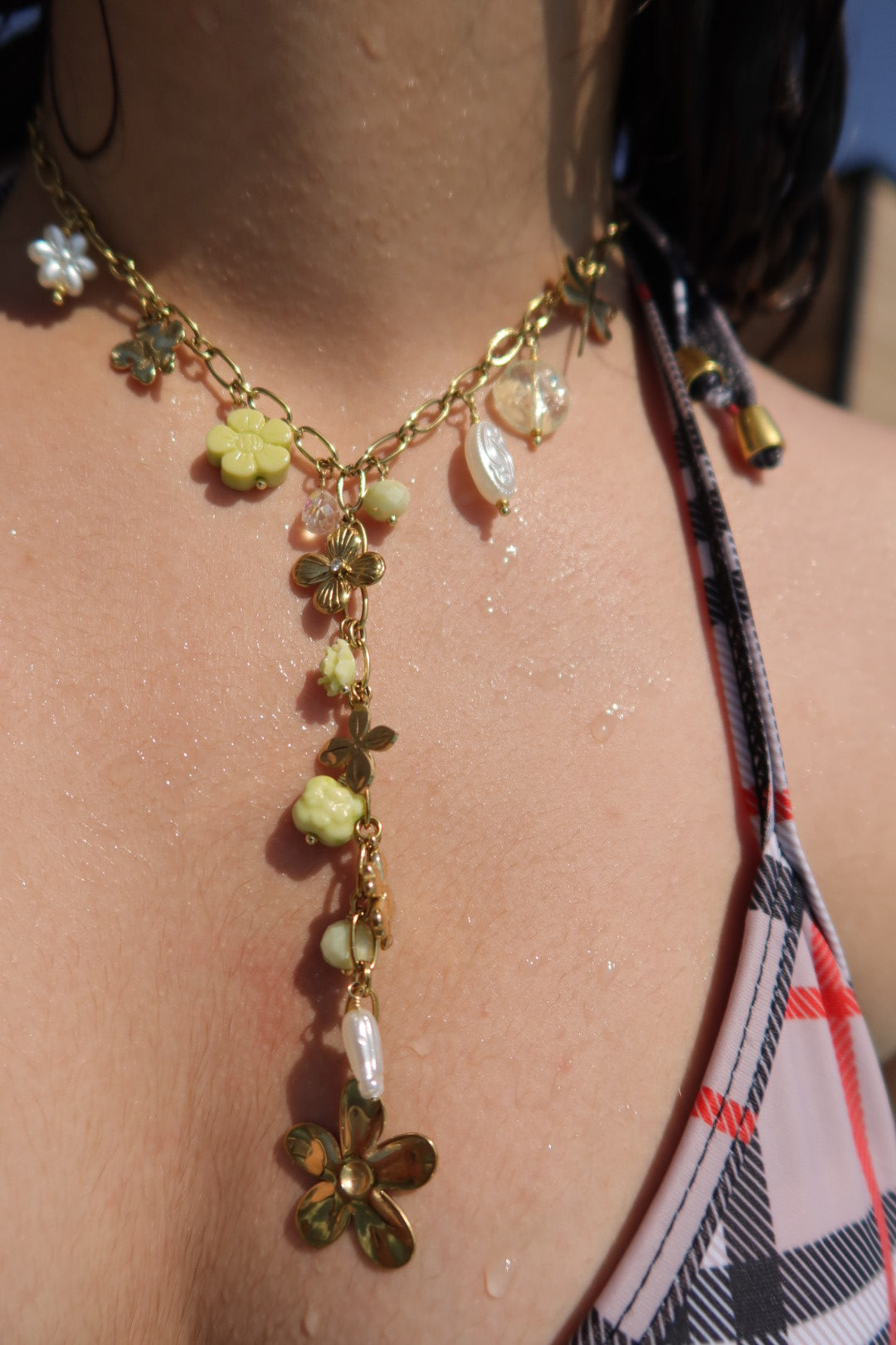 Collier princesse vert