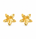 Boucle d’oreille lys