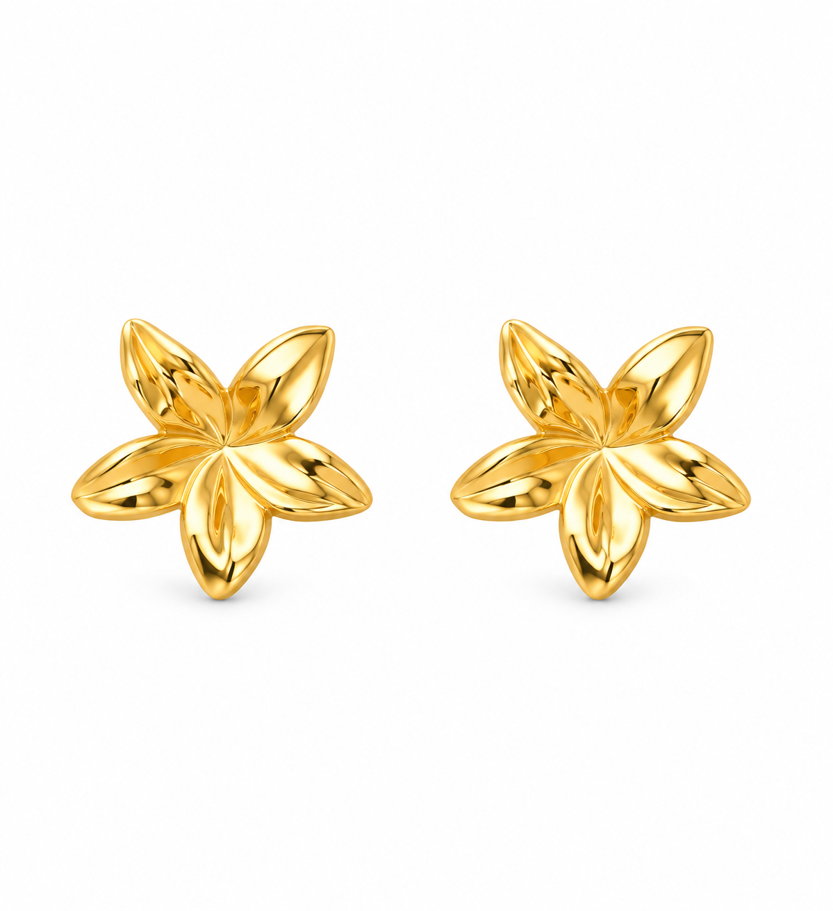 Boucle d’oreille lys