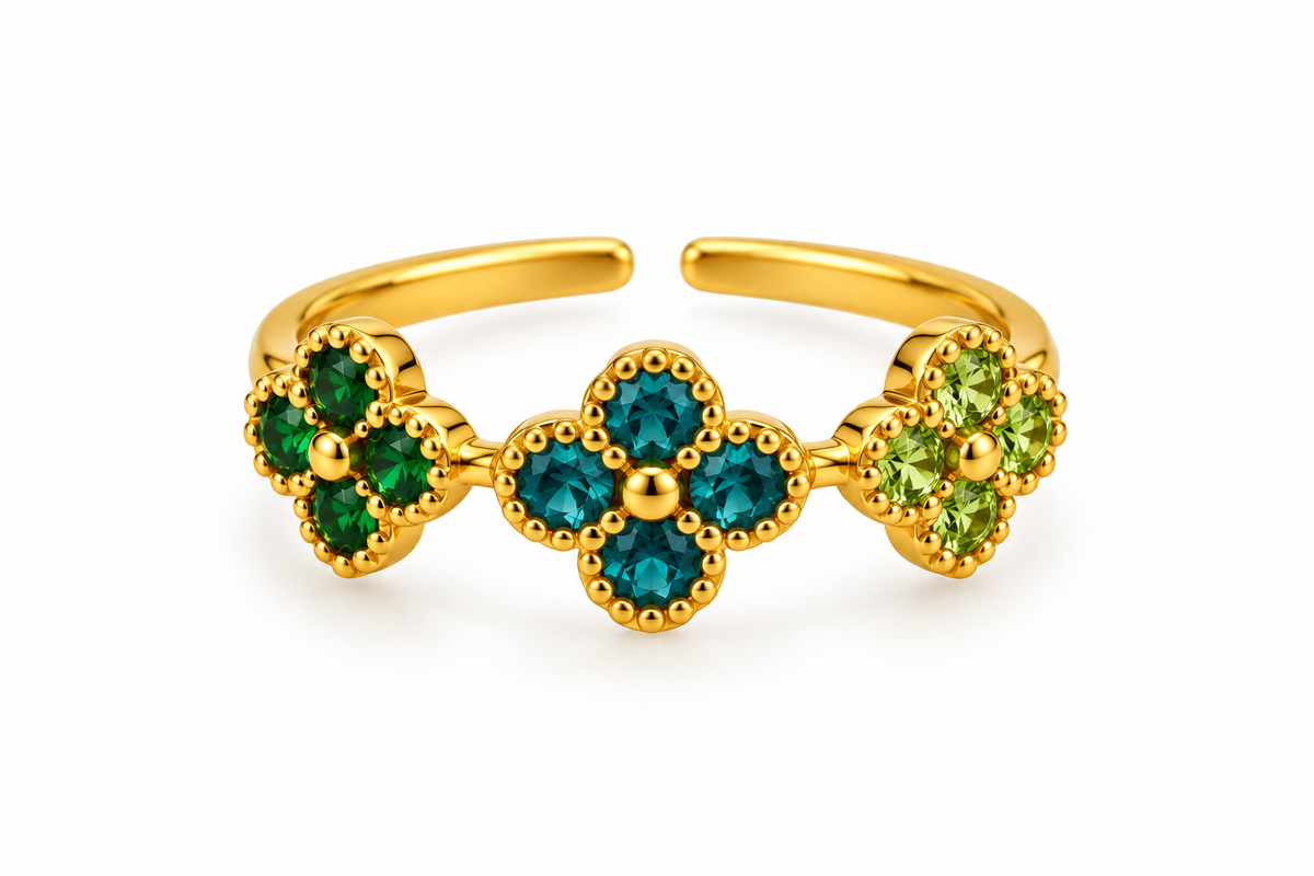 Bague prestige verte