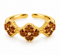 Bague prestige marron
