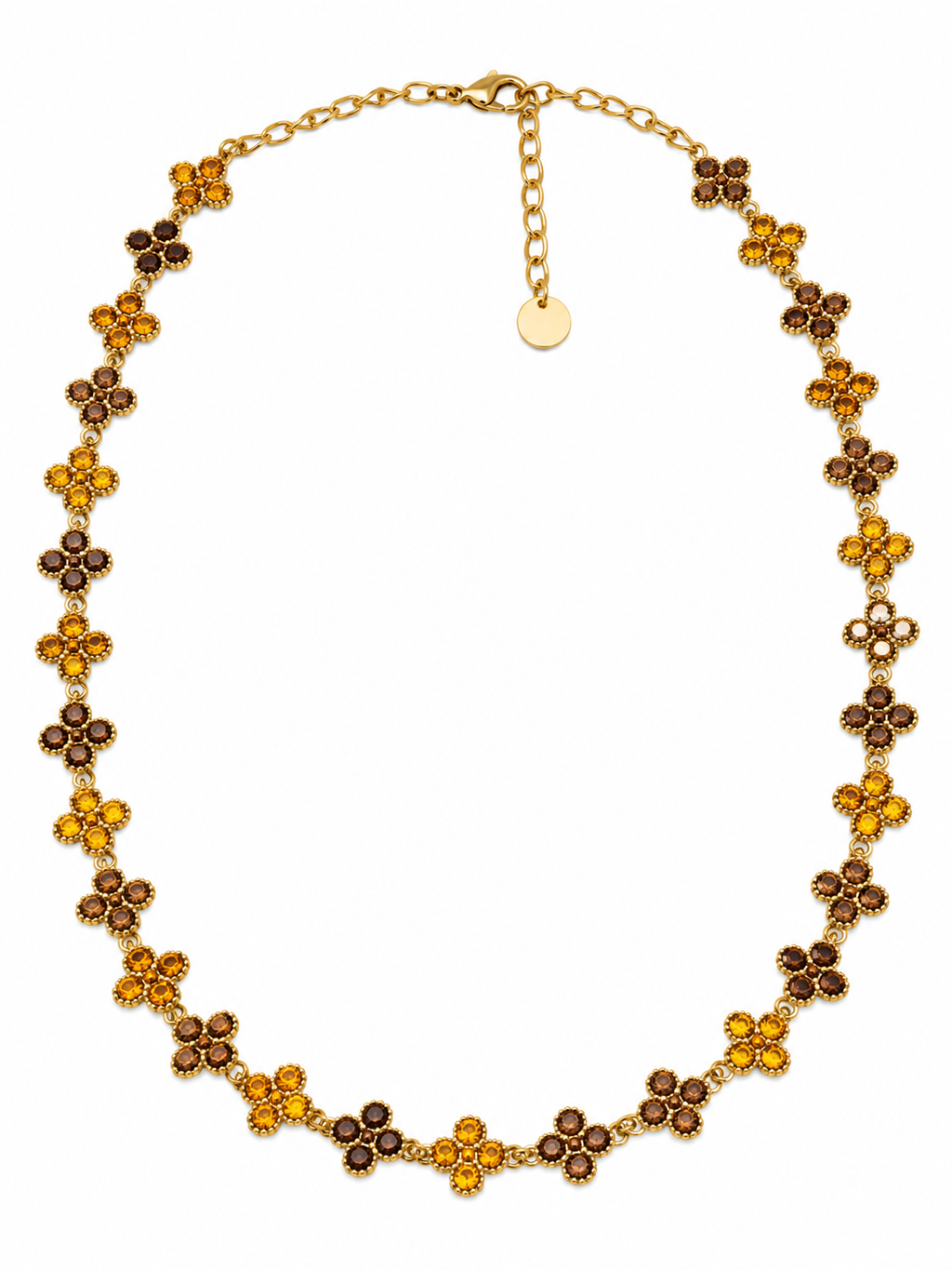 Collier prestige marron