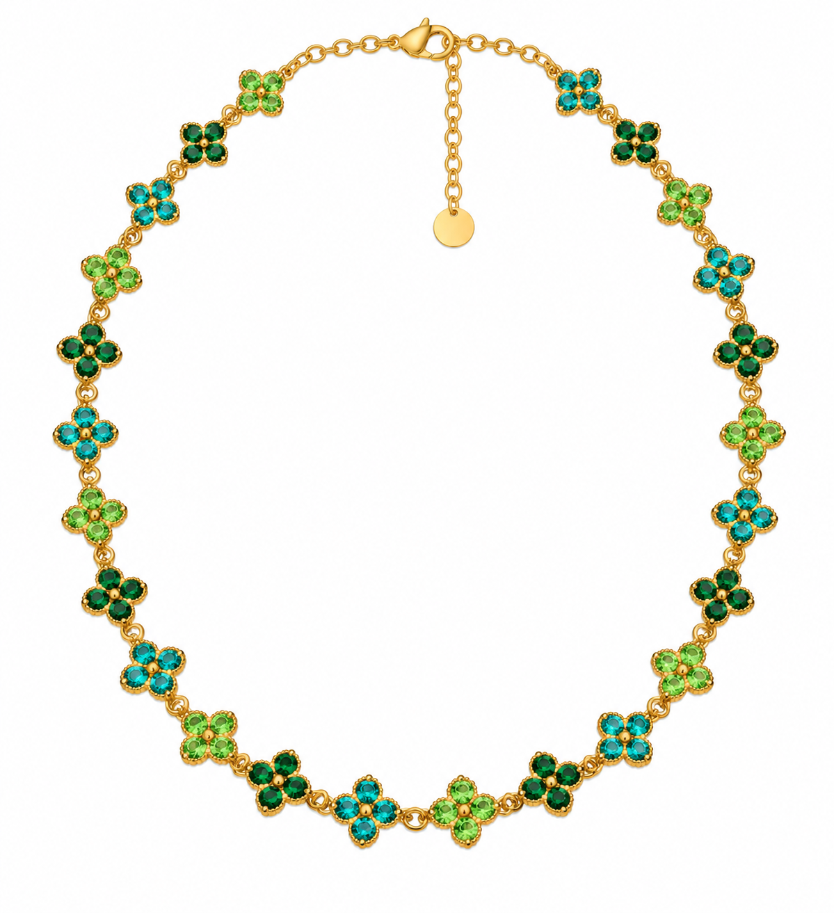 Collier prestige vert