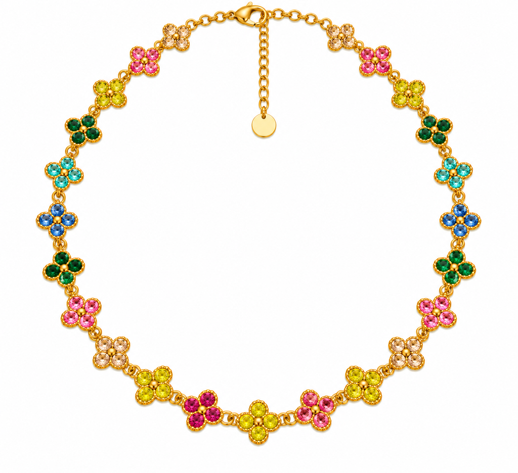 Collier prestige multicolore
